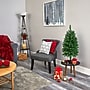 Nearly Natural Slim Green Mountain Pine Artificial Christmas Tree, 3' (T1599)~#|#~B508A2FA-D651-4664-BEB6AC3DB80FAF62_sc7