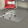 Alera Carpet Chair Mat with Lip, 45" x 53'', Low-Pile, Clear (ALEMAT4553CFPL)~#|#~F8134C20-654B-4027-90895C41E6E388A5_sc7