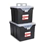 Staples Slim Portable File Tote, Letter Size, Black, 5/Carton (TR58297CT)~#|#~B5137159-4A26-4CB1-A31E3833CB3C7AE3_sc7