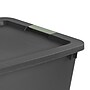 Sterilite 136 Quart Latching Storage Tote, Plastic, Flat Gray, 4/Carton (22193V04)~#|#~B5153CAD-2FE4-4318-AFC6BD3F04820CC8_sc7