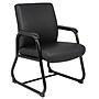 Boss Office Products Vinyl Guest Chair, Black (B709)~#|#~B51AF3D8-6A65-4B35-9C4EB0C26EAEA371_sc7