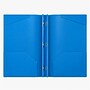 Staples Matte Plastic 2-Pocket Portfolio Folder with Fasteners, Letter Size, Durable and Flexible, Blue~#|#~B51AFCE0-9DE5-4923-92ACD72F5A66CE43_sc7