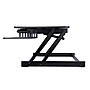 Rocelco 38"W Manual Adjustable Standing Desk Converter, Black (R DADRB)~#|#~B51BB05D-732D-41A4-B15E3D54D7D13F59_sc7