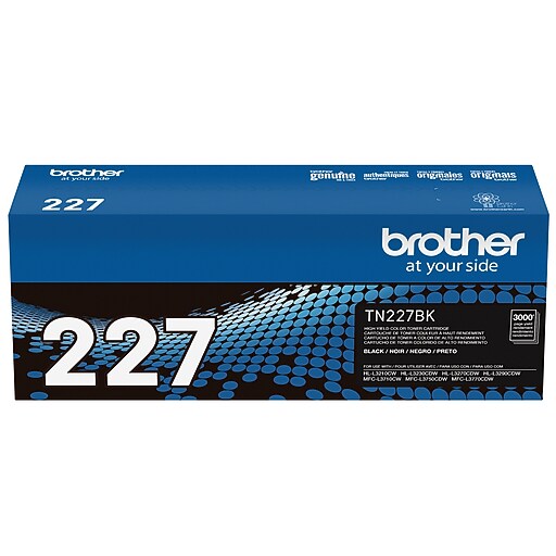 Brother TN-227 Black High Yield Toner Cartridge, Print Up to 3,000 Pages  (TN227BK)