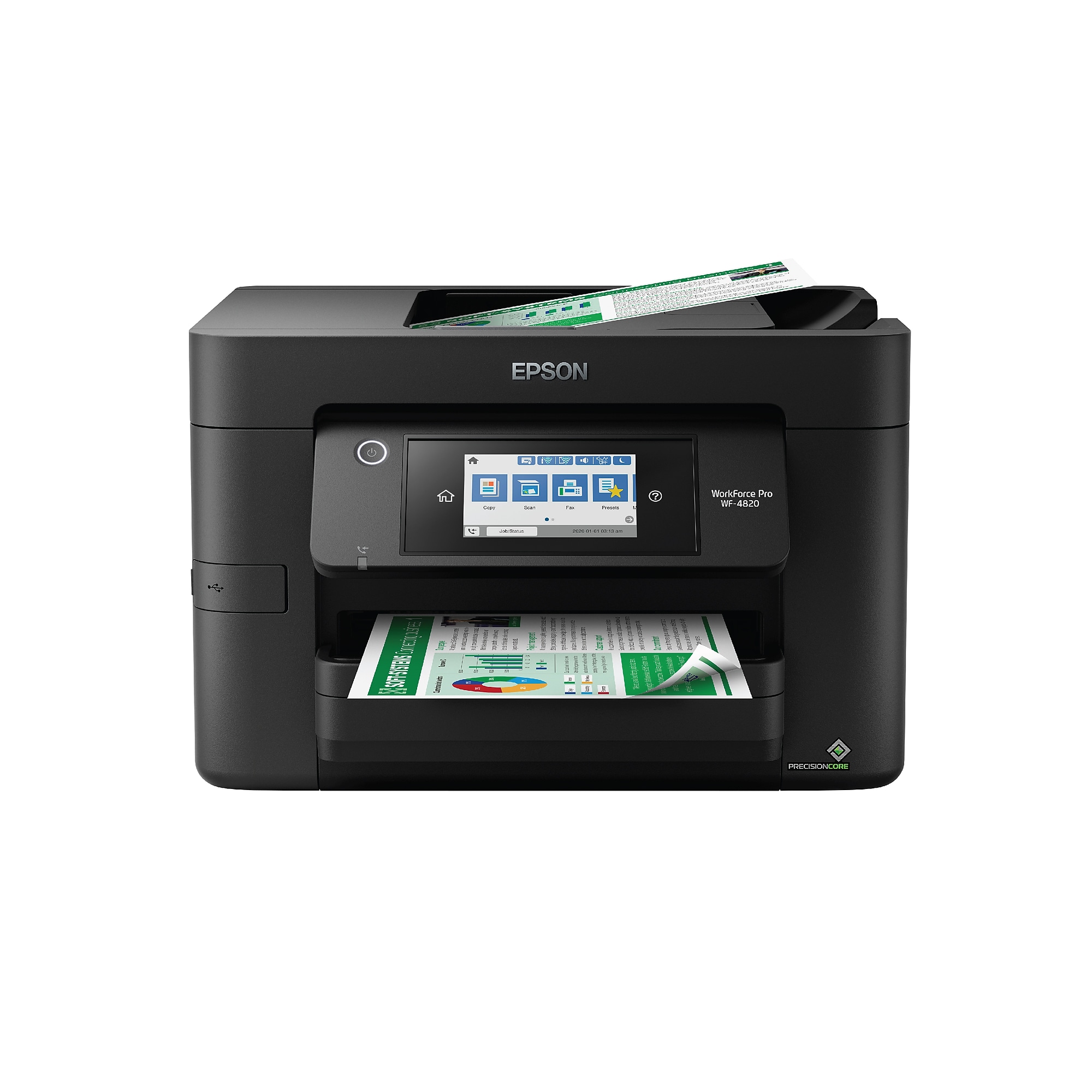 Epson WorkForce Pro WF-4820 Wireless Color Inkjet Printer, All-In-One, Print, Scan, Copy, Fax (9472527) Sansujyuku sansujyuku.com
