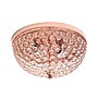 Lalia Home Crystal Glam 2 Light Ceiling LED Flush Mount, Rose Gold, 2/Set (LHM-2000-RG-2PK)~#|#~B526856B-AC4A-4A87-859C39E8BC1D54F1_sc7