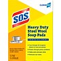 S.O.S CloroxPro Steel Wool Soap Pads, 15/Box (88320)~#|#~B5276FE1-135C-41FC-BE4C0E5CE2FB944B_sc7