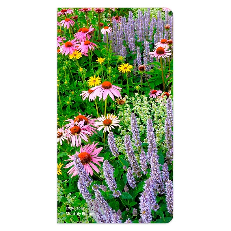 2026-2027 BrownTrout In the Garden 3.5" x 6.5" Monthly Planner (9798330703869) image 1