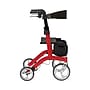 Medline European-Style Folding Rollator, Adult, Red (MDS86880R)~#|#~B5309288-0A1D-4FA9-BE70CC395387766F_sc7