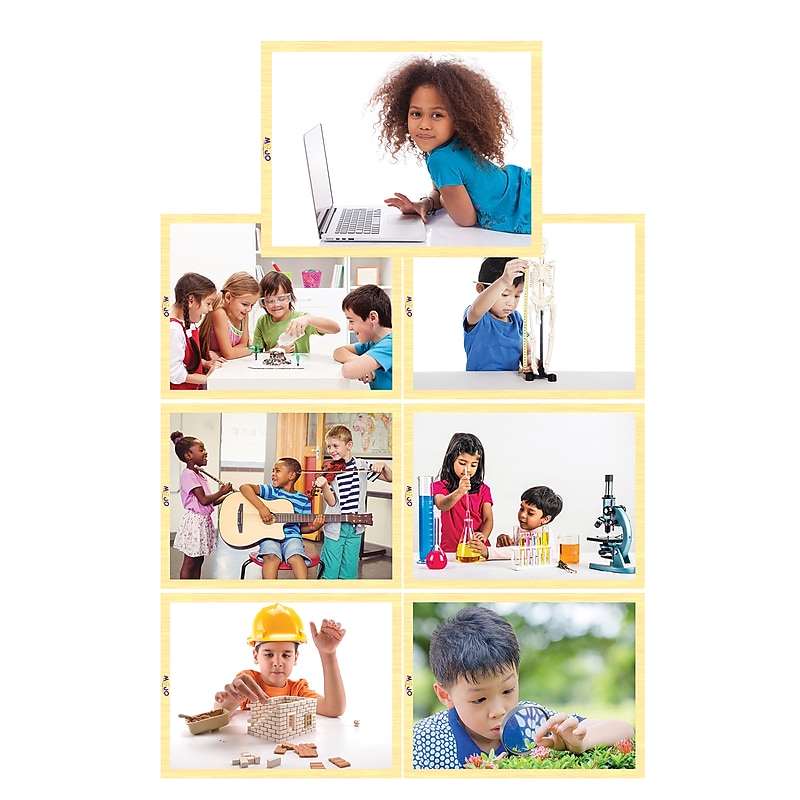 Mojo STEAM is Everything Wooden Puzzle Set, 7/Set (MJ-345406) image 1