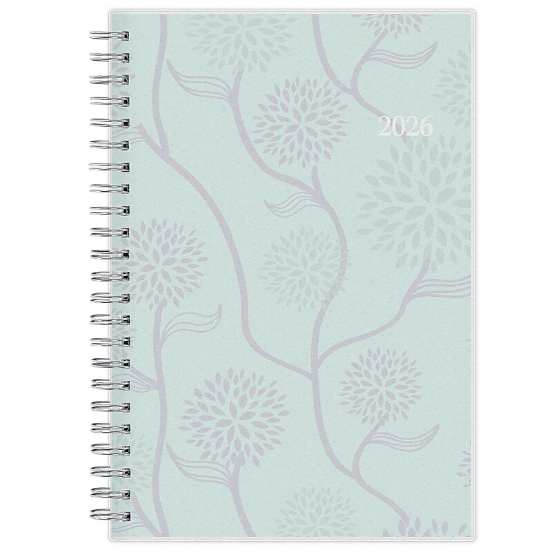 2026 Blue Sky Ru Du Flore 5" x 8"  Weekly & Monthly Planner, Plastic Cover, Multicolored (101603-26) image 1