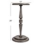 Storied Home Bishop Pedestal Cocktail Side Table, Dove Grey (EC1431)~#|#~B532696A-5E6F-4EFA-A464D8CA25B7D587_sc7