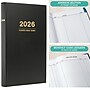 2026 Global Printed Products Professional Diary 8" x 12.5" Daily Planner, Paperboard Cover, Black (SDCY26-BK)~#|#~B53522AD-A9FC-4D16-BA1E6B3F1AC0011A_sc7
