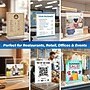 Azar 8.5" x 11" Sign Holder, Desktop/Countertop, Bottom Loading, Plastic, 3/Pack (152430-3PK)~#|#~B5363D6B-B460-42C3-B857205F1FB72B90_sc7