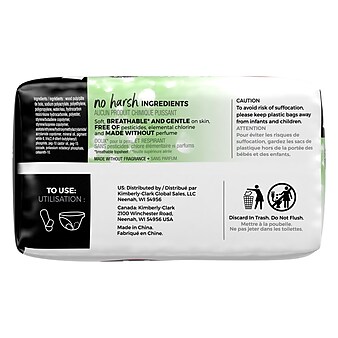 U by Kotex Security LightDays Wrapped Daily Liner, Long, 16/Pack (01247)