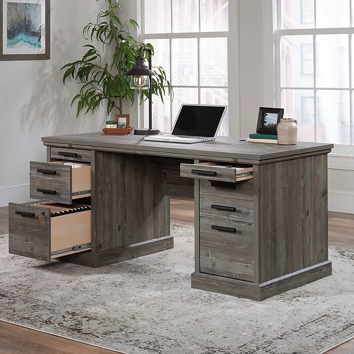Staples sauder desk discount