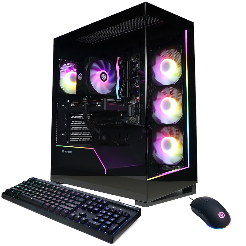 CyberPowerPC Gaming Desktop Computer, Intel Core Ultra 5 225F, GeForce RTX 5060 Ti 8GB, 16GB RAM, 2TB SSD, Windows 11 Home image 1