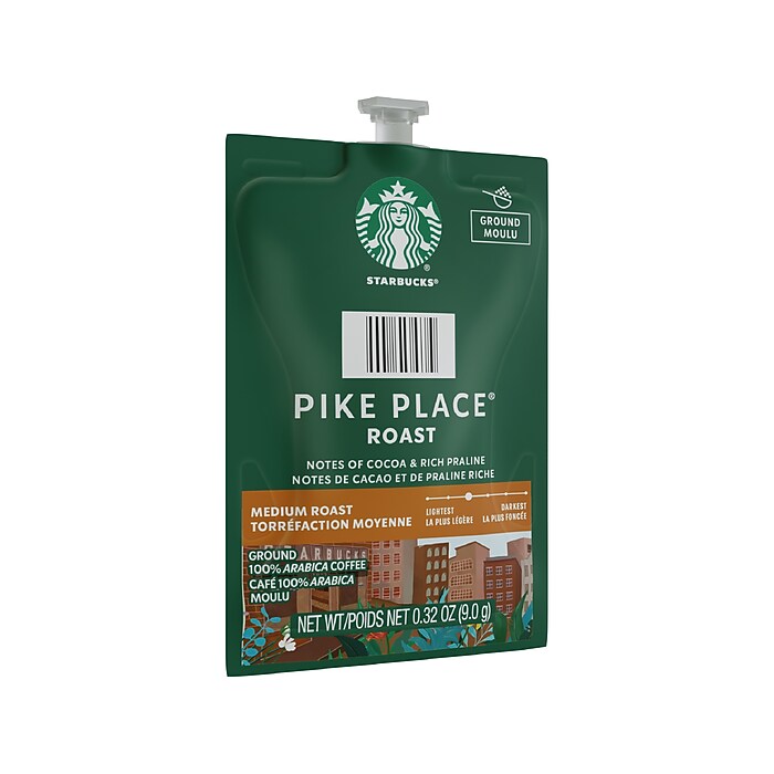 Starbucks Pike Place Roast Coffee Flavia Freshpack, Medium Roast