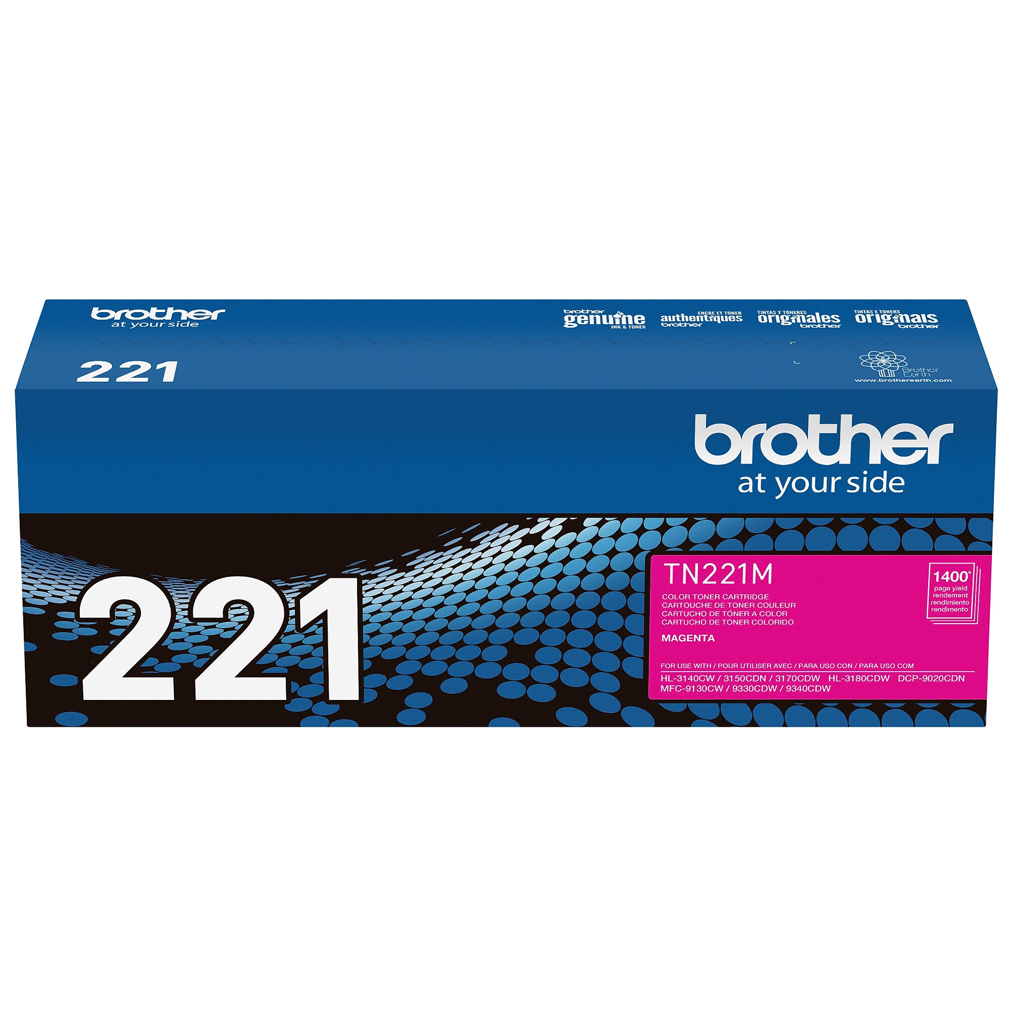 Brother TN-221 Magenta Standard Yield Toner Cartridge   (TN221M) Sansujyuku sansujyuku.com