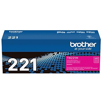 Brother TN-221 Magenta Standard Yield Toner Cartridge, Print Up to 1,400 Pages (TN221M)