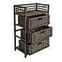 Household Essentials Woven Storage Drawer, 3-Drawer, Grey (HE1106)~#|#~B54C4A98-3CE4-466E-9429351FAB5F161A_sc7