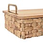 Household Essentials Woven Storage Wicker Basket with Handles, Natural, 2/Set (ML-6650)~#|#~B54DEF83-9971-476F-AC719F3B853F565B_sc7