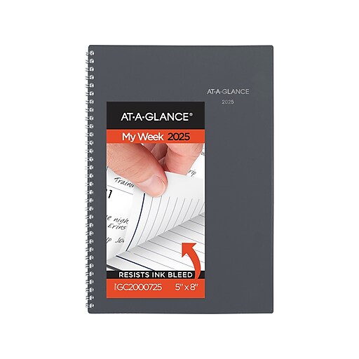 At A Glance Dayminder Monthly Planner 2025 Images References :
