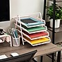 Mind Reader Metal Mesh Front Loading Letter Tray, Letter/Legal Size, Pink (4TPAPER-PNK)~#|#~B550CE4D-D7B8-4C29-9CFF6399E4FF1306_sc7