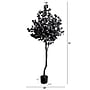 Nearly Natural Pre-Lit Artificial Halloween Black Maple Tree, 6' (T5219)~#|#~B5511CB6-60E3-46C8-B68AADB584100262_sc7