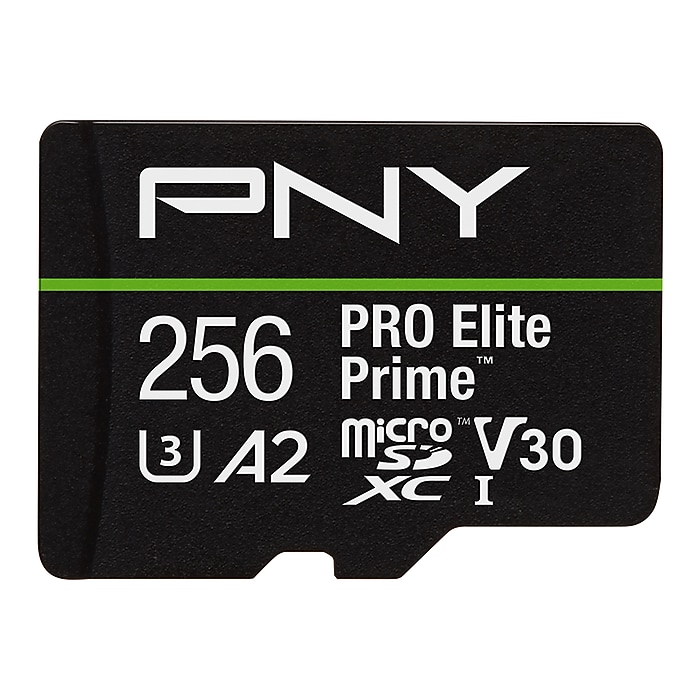 PNY PRO Elite Prime 256GB microSDXC Memory Card with Adapter