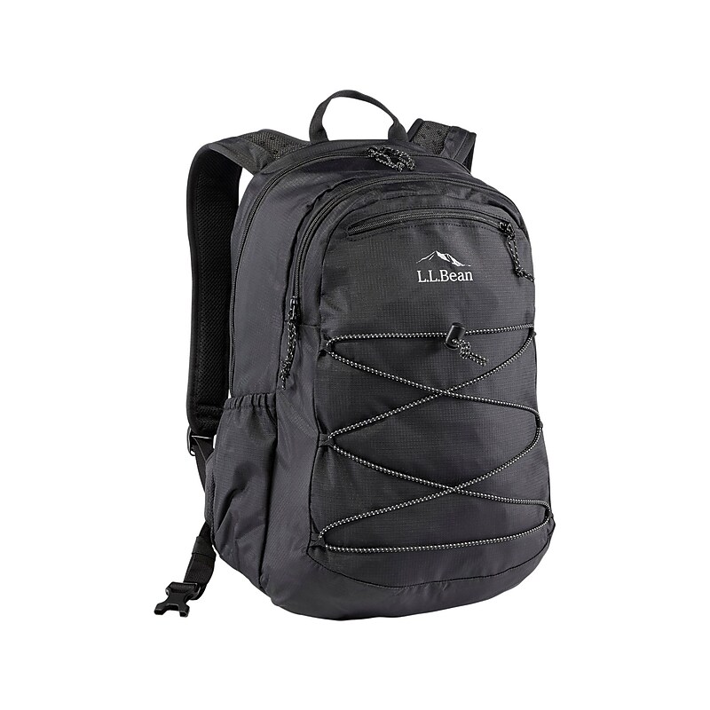 L.L.Bean Comfort Carry Laptop Backpack, Medium Size, Black (1000046725) image 1