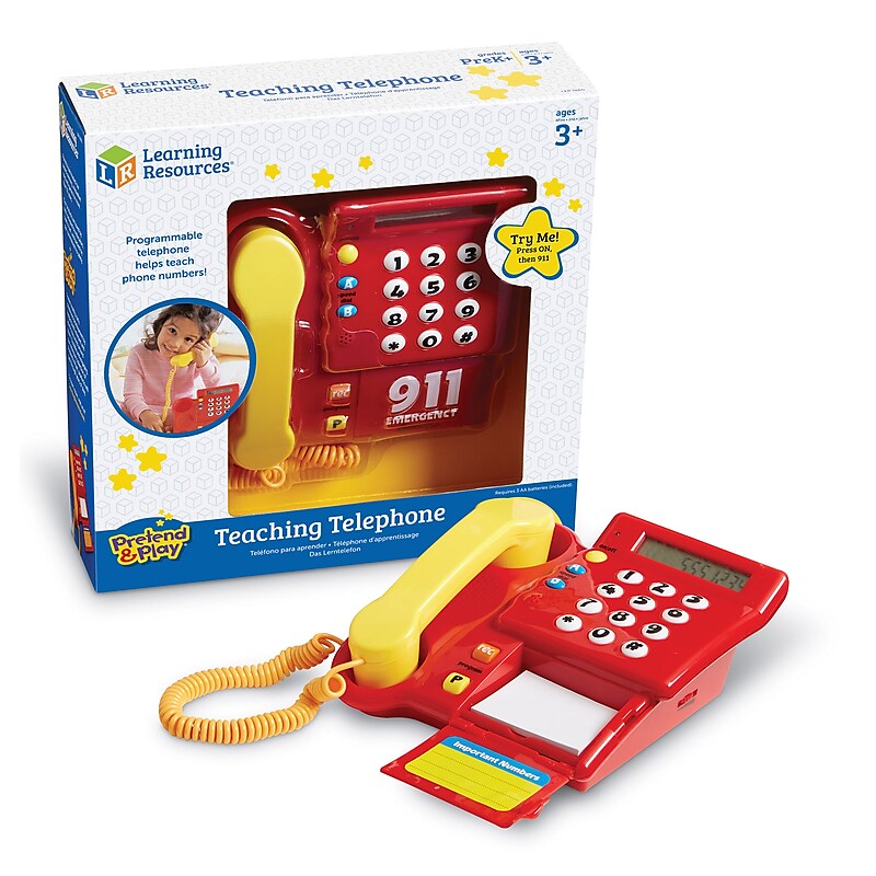 Learning Resources Pretend & Play Teaching Telephone (LER2665) image 1