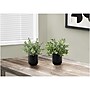 Monarch Specialties Inc. Eucalyptus and Grass in Pots, 2/Pack (I 9580)~#|#~B558DF66-A2B0-4EB0-9F43C2128D5A7283_sc7