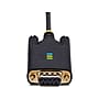 StarTech 3.3' USB-A to RS-232 Serial Adapter Cable, Male to Male, Black, 'DI Chip, COM Retention (1P3FFCNB-USB-SERIAL)~#|#~B55D44A6-624A-470E-89809CE69789B0E4_sc7