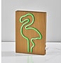 Simplee Adesso LED Wood Framed Neon Flamingo Table/Wall Lamp, 9"H, Brown/Multi-Color (SL3722-12)~#|#~B55DB867-F30F-4C14-A9FA46BA4559D426_sc7
