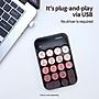 SaharaCase Retro Numeric Keypad Wireless Ergonomic Number Pad, Black/Blush (KB54)~#|#~B5662133-09C5-42CA-805341D79DF57F45_sc7