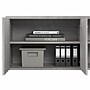 Bush Business Furniture Studio A 21" Low Storage Cabinet with 4 Shelves and Doors, Platinum Gray (SDS160PG-Z)~#|#~B568BCA2-A68E-417F-ADF437847E138A74_sc7