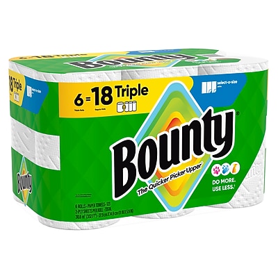 Bounty Select-A-Size Triple Roll Paper Towels - Thumbnail 3