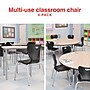 Staples Polypropylene 16" Student Chair, Black, 4/Box (ST63541)~#|#~B56AF53A-A202-4EB7-B4C62B5679EB7DA7_sc7