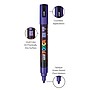 POSCA PC-5M Dark Water Based Paint Marker, Medium Bullet Tip, Assorted Colors, 8/Set (UBCPC5M8CDARKCOLORS)~#|#~B56BE13A-C818-41C6-B135C66E68D35833_sc7
