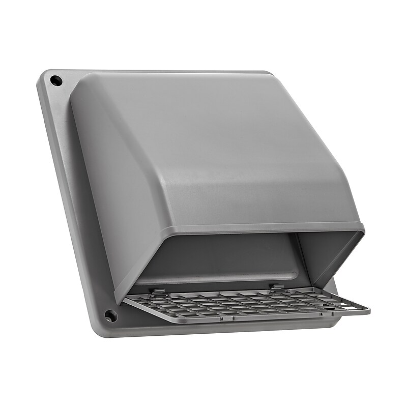 Lambro 6" Plastic Wall Cap Damper, Gray (351G/351GR) image 1