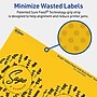 Avery Laser/Inkjet Round Multipurpose Labels, 3.5" Dia., Bright Yellow, 80/Pack (94514)~#|#~B56EBA7A-907A-48D0-B8259FF7AB02F173_sc7