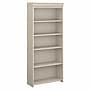 Bush Furniture Fairview Collection 69"H 5-Shelf Bookcase with Adjustable Shelves, Antique White Laminated Wood (WC53265-03)~#|#~B5724874-42EC-4FD9-A392DED0B16D374C_sc7