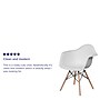 Flash Furniture Alonza Plastic and Wood Accent Chair, White, 2/Pack (2FH132DPPWH)~#|#~B5751A67-67F0-4C41-822FB12CC89CA0C5_sc7