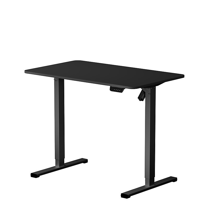 FlexiSpot EC2 40"W Electric Rectangular Adjustable Standing Desk, Black (EC2B-4024B) image 1