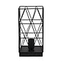 Creekwood Home Geometric Metal Cage 10" LED Table Lamp, Black (CWT-1003-BK)~#|#~B5762C25-46F7-4C80-BAFCF1CC194B7866_sc7