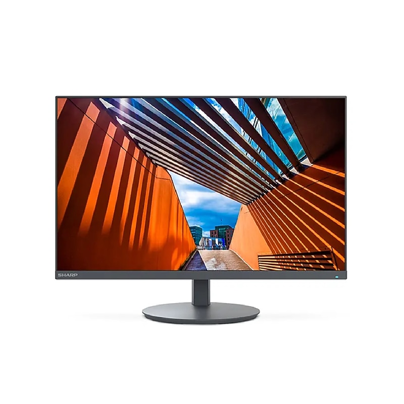 Sharp MultiSync 22" FHD VA 75Hz Desktop Monitor, Built-In Speaker, Height Adjustable, Black (DD-E224F) image 1