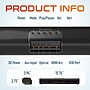 Delton SB380 SB380 50-Watt Bluetooth Computer Soundbar, Black (DSB380)~#|#~B5785D95-47A1-410D-8785C689E81DE655_sc7