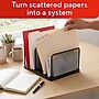 TRU RED Wire Mesh File Organizer, 5‑Compartment, Matte Black – Vertical Desktop Sorter for Files, Folders & Mail~#|#~B57C4A3A-1F6E-4F2F-8389799E1014FA69_sc7