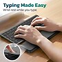 Purely D78 All-in-One Ergonomic Keyboard Wrist Rest with Cleaning Kit, Black (PCKOD78)~#|#~B582D6A9-6024-4E9B-82C95F9EF985B0B2_sc7